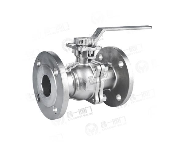 C236 二片式國標(biāo)高平臺法蘭球閥
